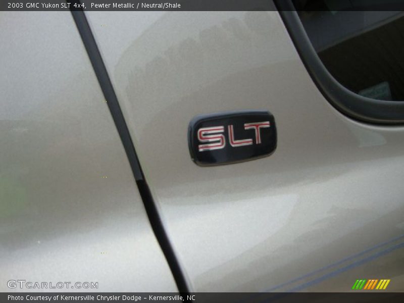 Pewter Metallic / Neutral/Shale 2003 GMC Yukon SLT 4x4