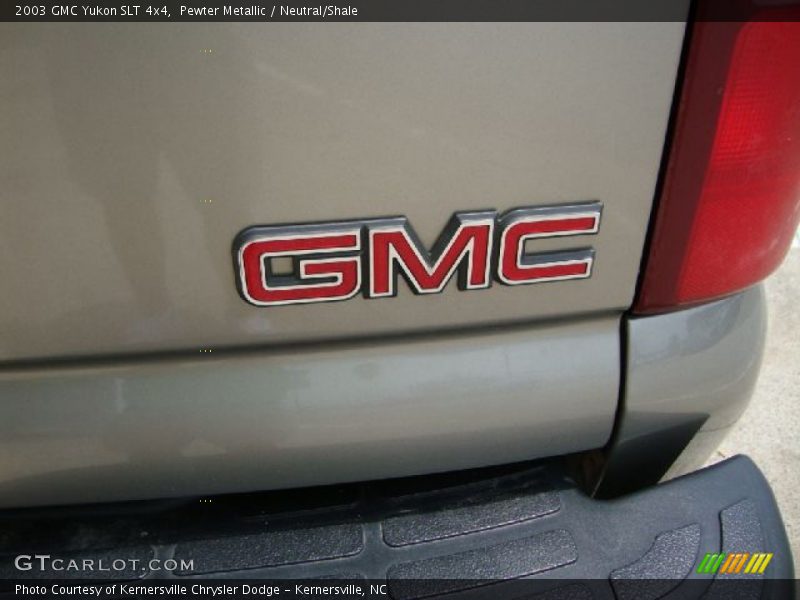 Pewter Metallic / Neutral/Shale 2003 GMC Yukon SLT 4x4