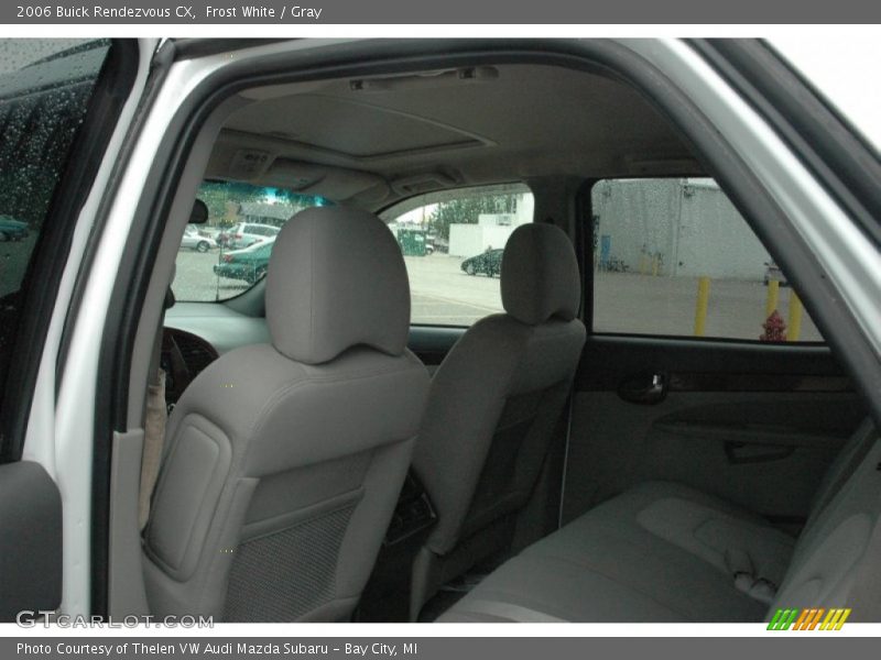 Frost White / Gray 2006 Buick Rendezvous CX