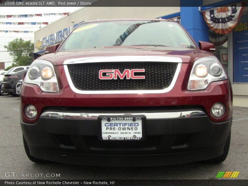 Red Jewel / Ebony 2008 GMC Acadia SLT AWD