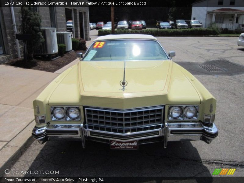  1973 Eldorado Convertible Harvest Yellow