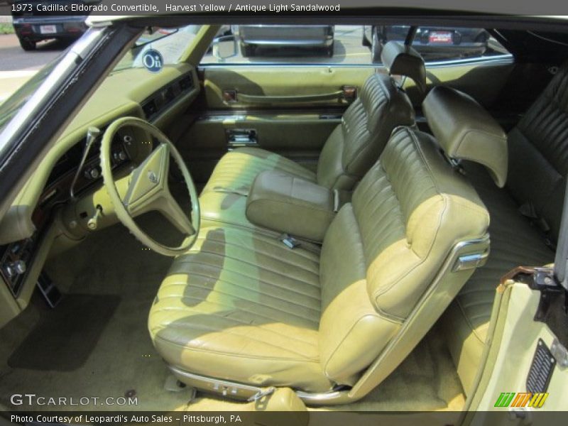  1973 Eldorado Convertible Antique Light Sandalwood Interior