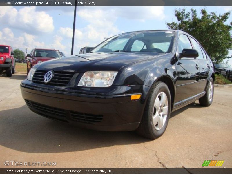 Black / Grey 2003 Volkswagen Jetta GLS 1.8T Sedan