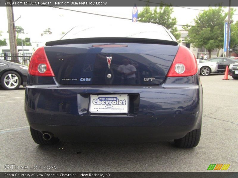 Midnight Blue Metallic / Ebony 2009 Pontiac G6 GT Sedan