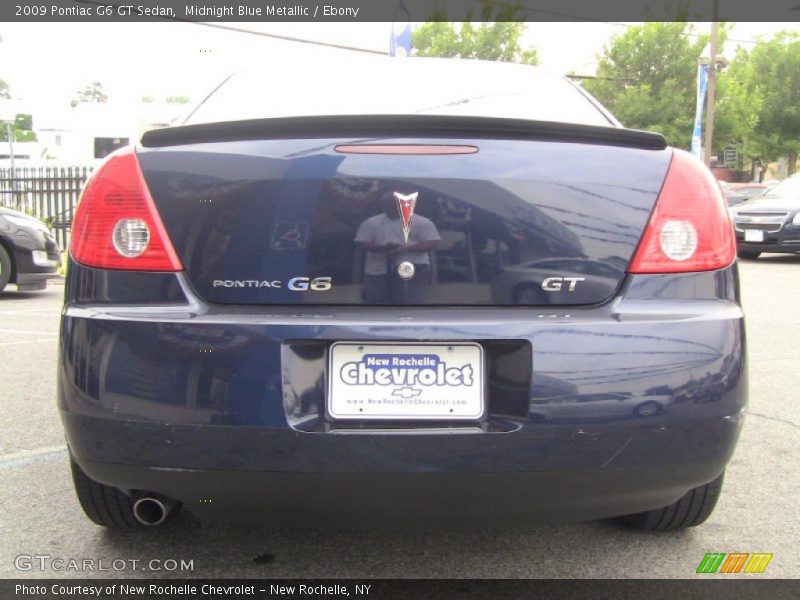 Midnight Blue Metallic / Ebony 2009 Pontiac G6 GT Sedan