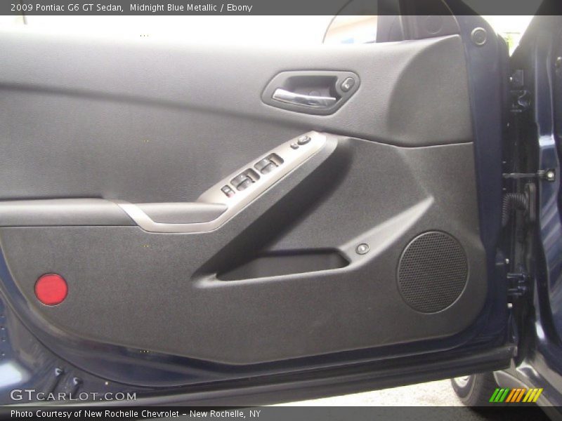 Midnight Blue Metallic / Ebony 2009 Pontiac G6 GT Sedan