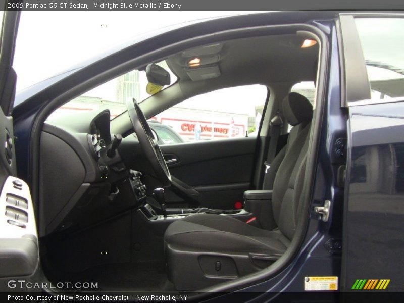 Midnight Blue Metallic / Ebony 2009 Pontiac G6 GT Sedan
