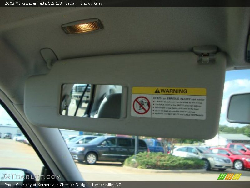 Black / Grey 2003 Volkswagen Jetta GLS 1.8T Sedan