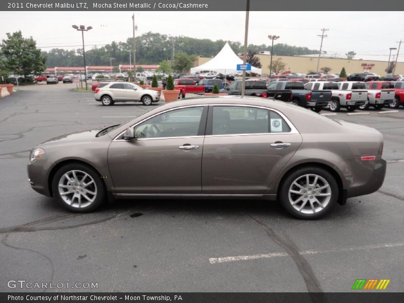 Mocha Steel Metallic / Cocoa/Cashmere 2011 Chevrolet Malibu LTZ