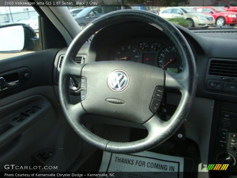 Black / Grey 2003 Volkswagen Jetta GLS 1.8T Sedan