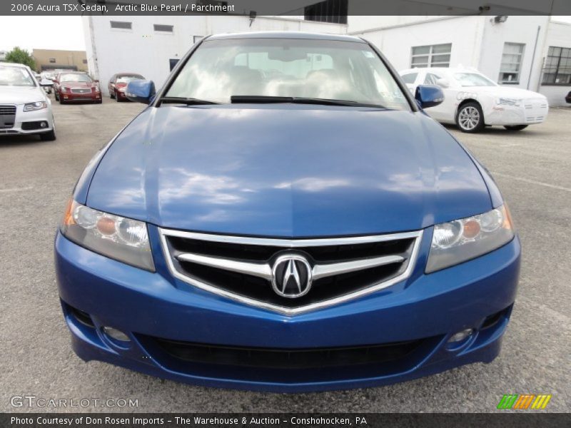 Arctic Blue Pearl / Parchment 2006 Acura TSX Sedan
