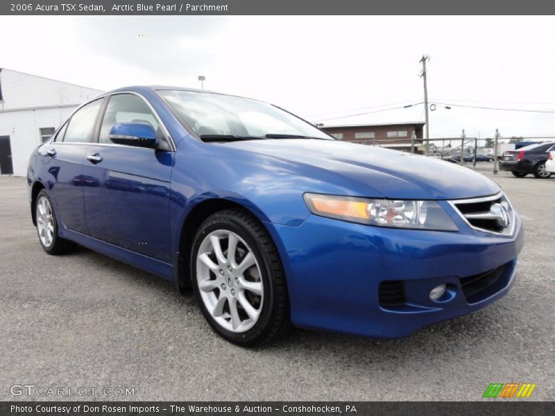 Arctic Blue Pearl / Parchment 2006 Acura TSX Sedan