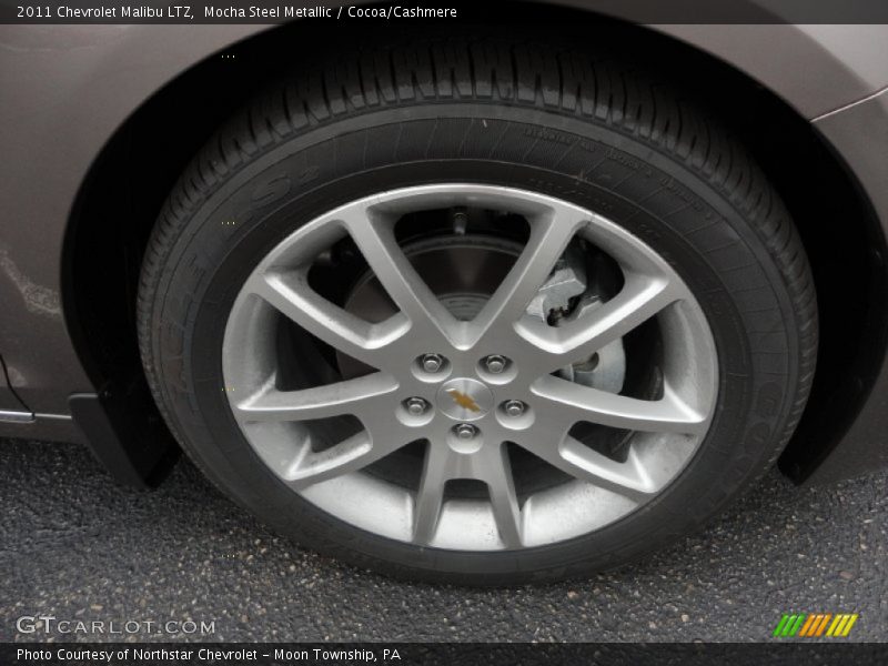 Mocha Steel Metallic / Cocoa/Cashmere 2011 Chevrolet Malibu LTZ