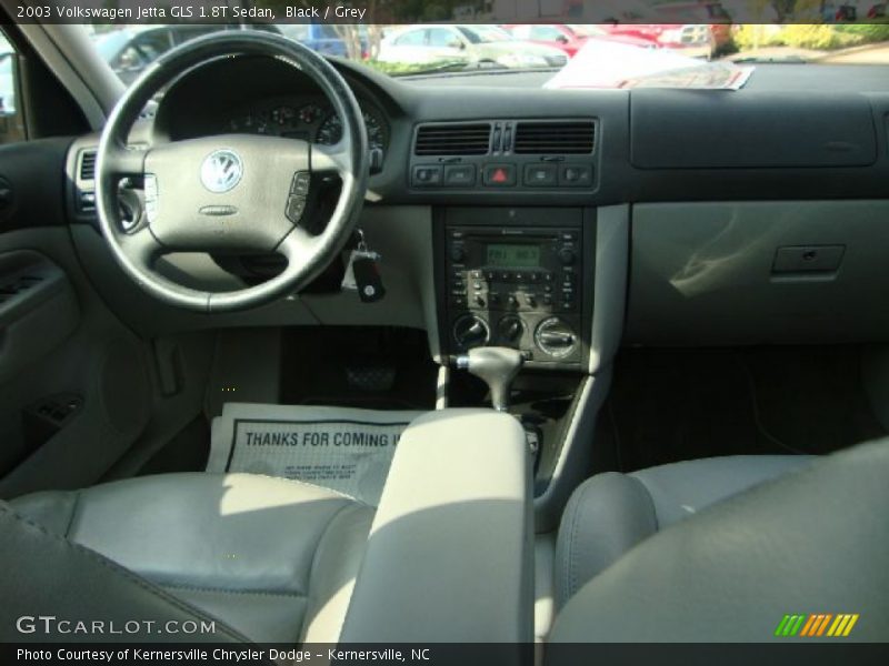 Black / Grey 2003 Volkswagen Jetta GLS 1.8T Sedan