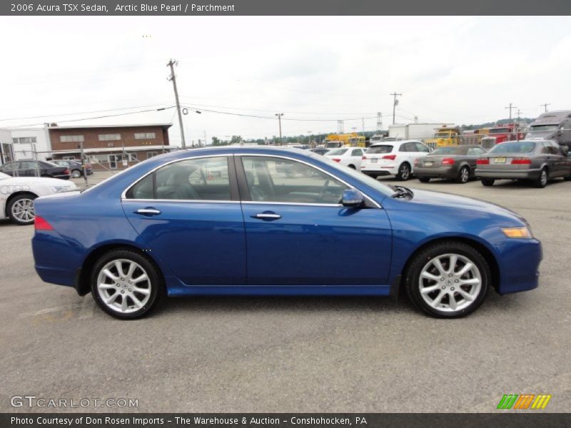 Arctic Blue Pearl / Parchment 2006 Acura TSX Sedan
