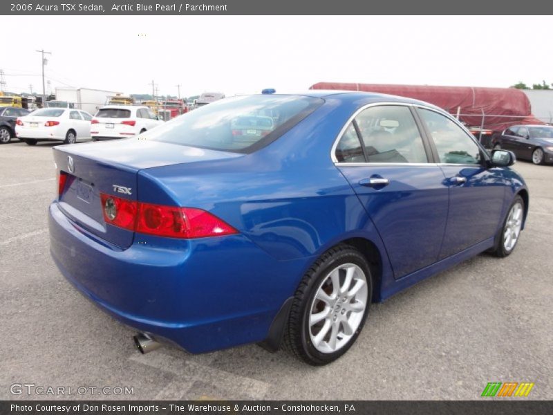 Arctic Blue Pearl / Parchment 2006 Acura TSX Sedan