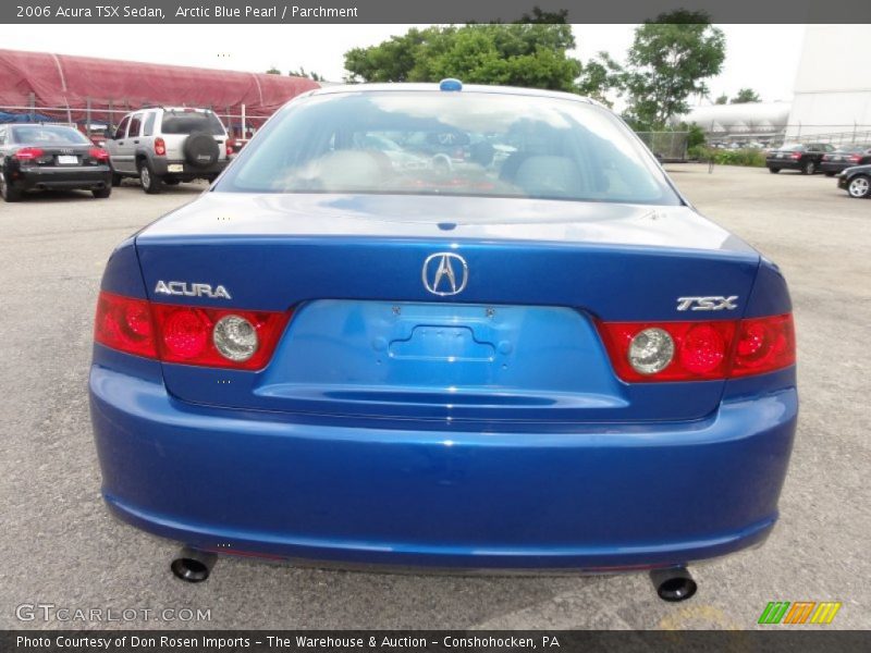 Arctic Blue Pearl / Parchment 2006 Acura TSX Sedan
