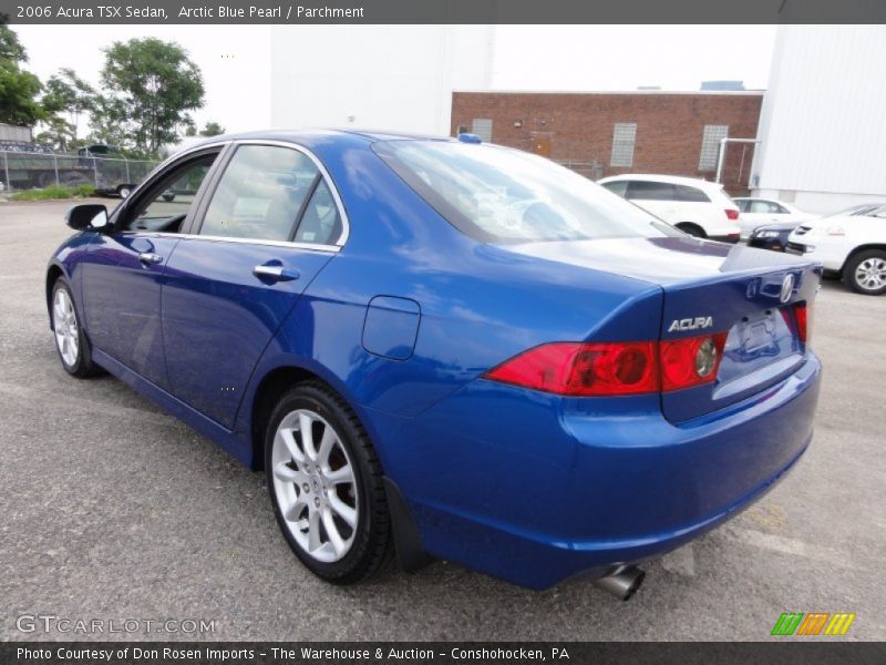 Arctic Blue Pearl / Parchment 2006 Acura TSX Sedan