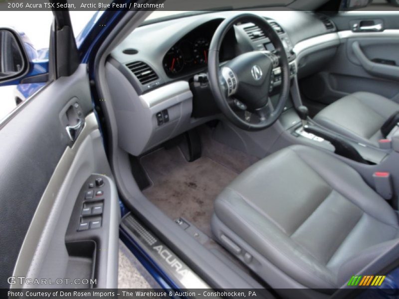 Arctic Blue Pearl / Parchment 2006 Acura TSX Sedan