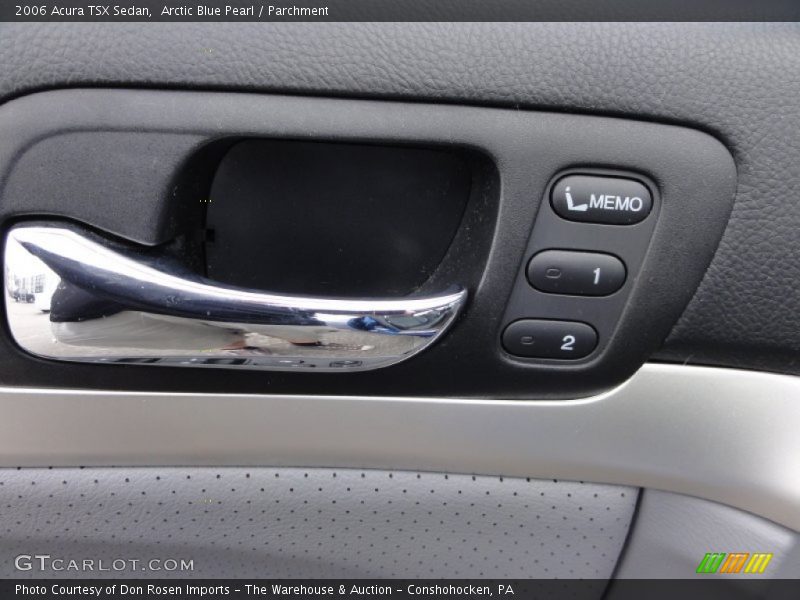 Arctic Blue Pearl / Parchment 2006 Acura TSX Sedan