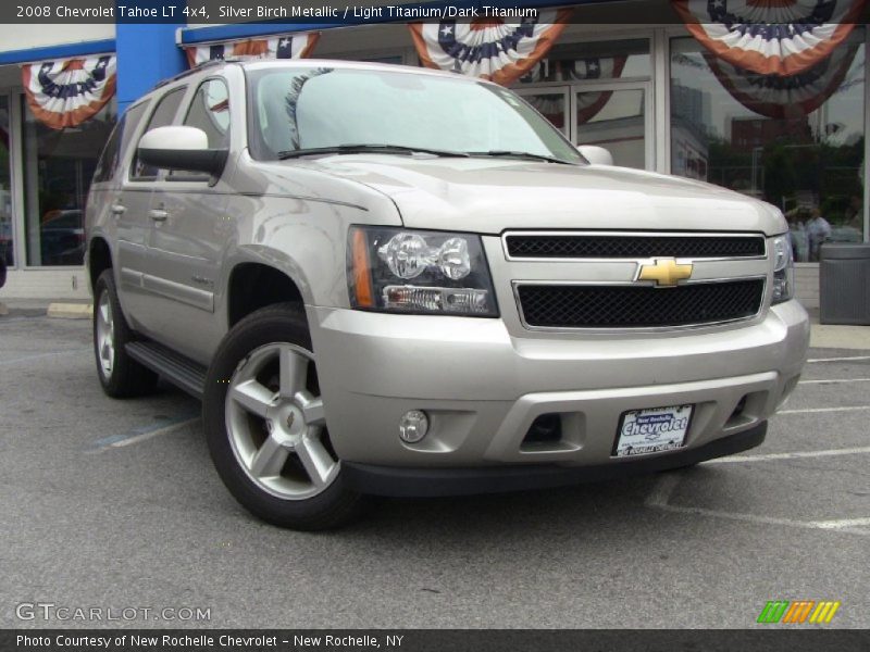 Silver Birch Metallic / Light Titanium/Dark Titanium 2008 Chevrolet Tahoe LT 4x4