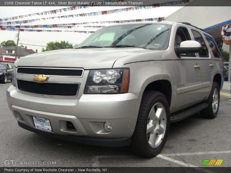 Silver Birch Metallic / Light Titanium/Dark Titanium 2008 Chevrolet Tahoe LT 4x4