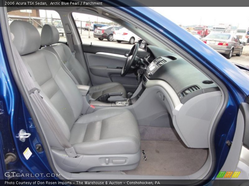 Arctic Blue Pearl / Parchment 2006 Acura TSX Sedan