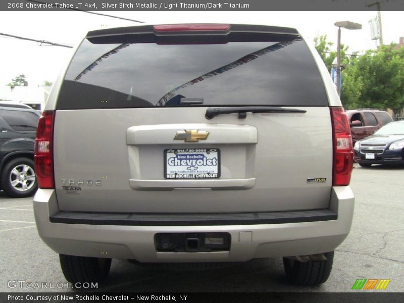 Silver Birch Metallic / Light Titanium/Dark Titanium 2008 Chevrolet Tahoe LT 4x4