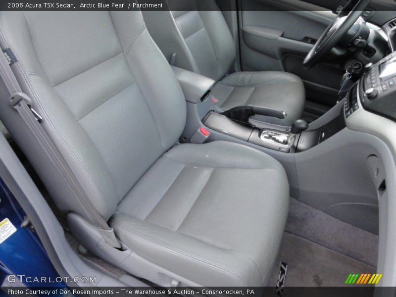 Arctic Blue Pearl / Parchment 2006 Acura TSX Sedan