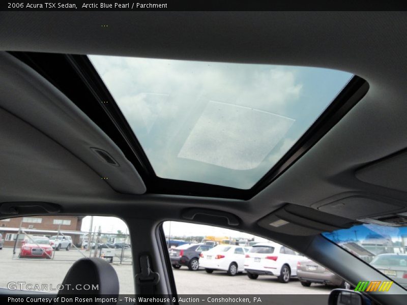 Arctic Blue Pearl / Parchment 2006 Acura TSX Sedan