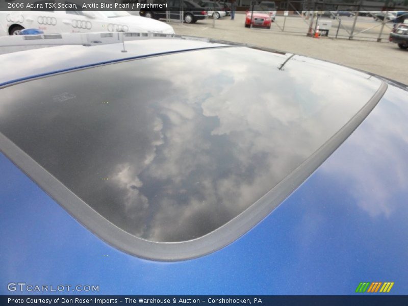 Arctic Blue Pearl / Parchment 2006 Acura TSX Sedan