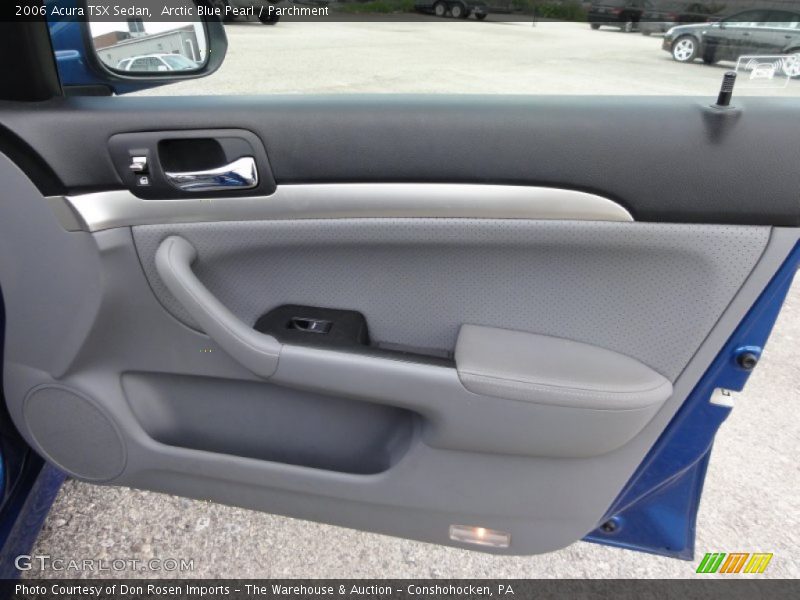 Arctic Blue Pearl / Parchment 2006 Acura TSX Sedan