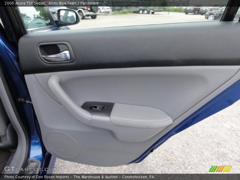 Arctic Blue Pearl / Parchment 2006 Acura TSX Sedan