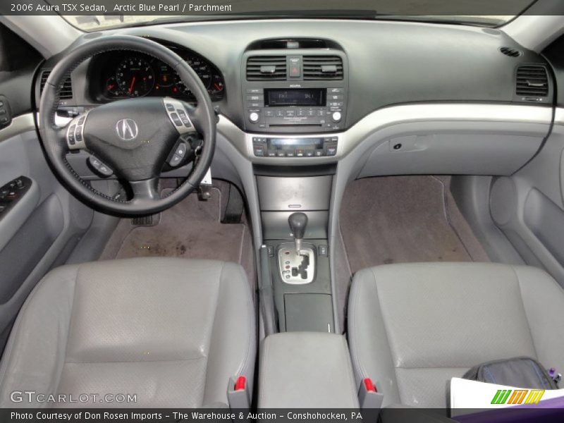 Arctic Blue Pearl / Parchment 2006 Acura TSX Sedan