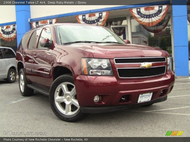Deep Ruby Metallic / Ebony 2008 Chevrolet Tahoe LT 4x4