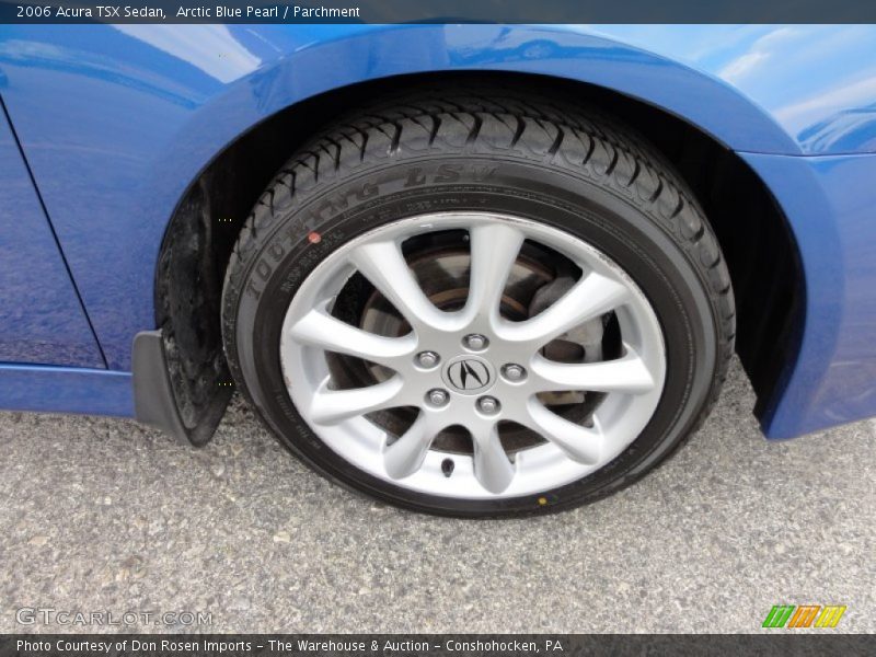 Arctic Blue Pearl / Parchment 2006 Acura TSX Sedan