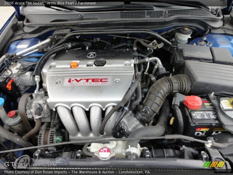 Arctic Blue Pearl / Parchment 2006 Acura TSX Sedan