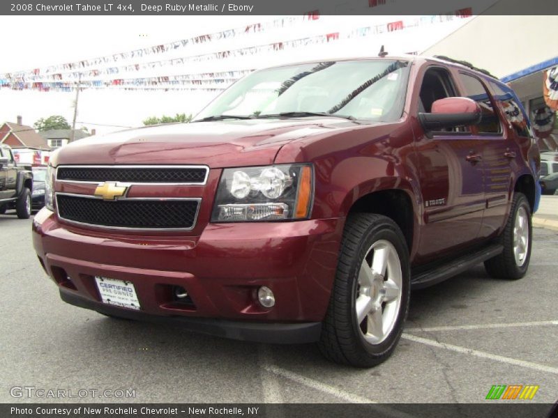 Deep Ruby Metallic / Ebony 2008 Chevrolet Tahoe LT 4x4