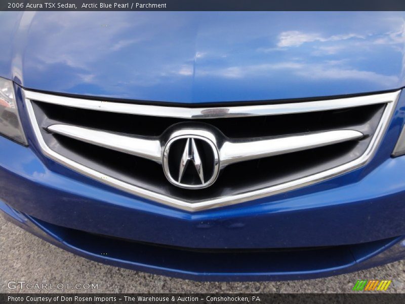 Arctic Blue Pearl / Parchment 2006 Acura TSX Sedan