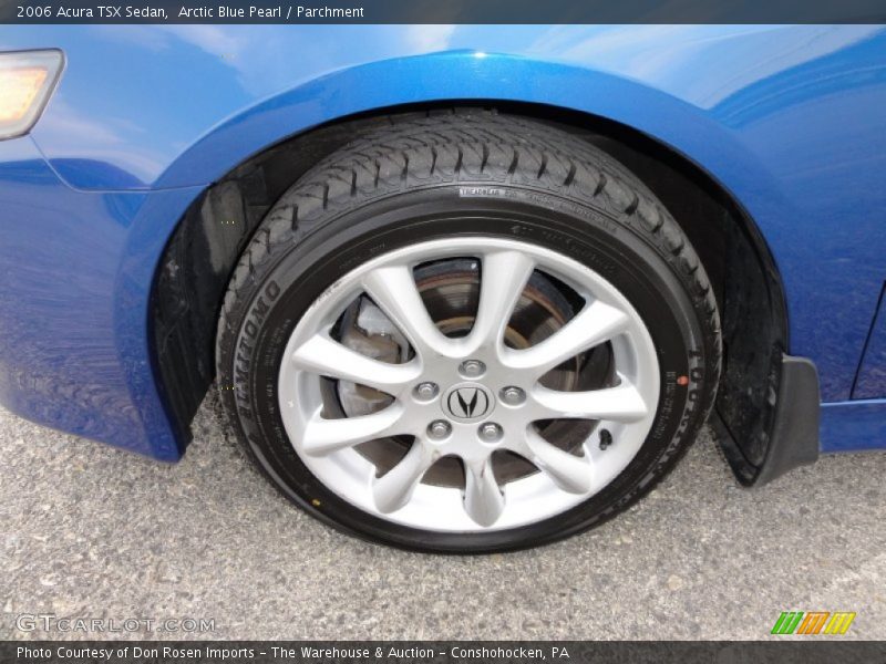 Arctic Blue Pearl / Parchment 2006 Acura TSX Sedan