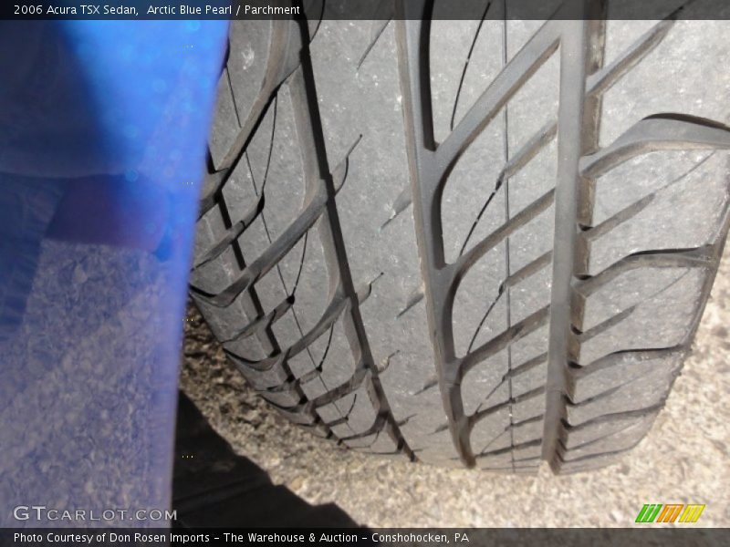 Arctic Blue Pearl / Parchment 2006 Acura TSX Sedan