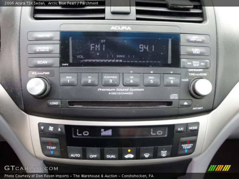 Arctic Blue Pearl / Parchment 2006 Acura TSX Sedan