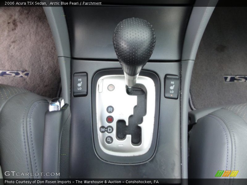 Arctic Blue Pearl / Parchment 2006 Acura TSX Sedan