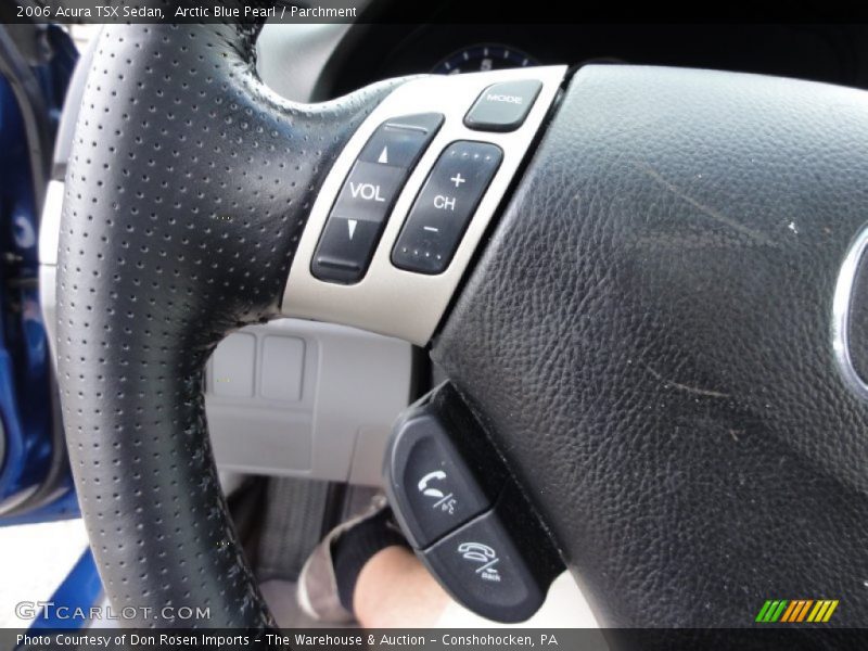 Arctic Blue Pearl / Parchment 2006 Acura TSX Sedan