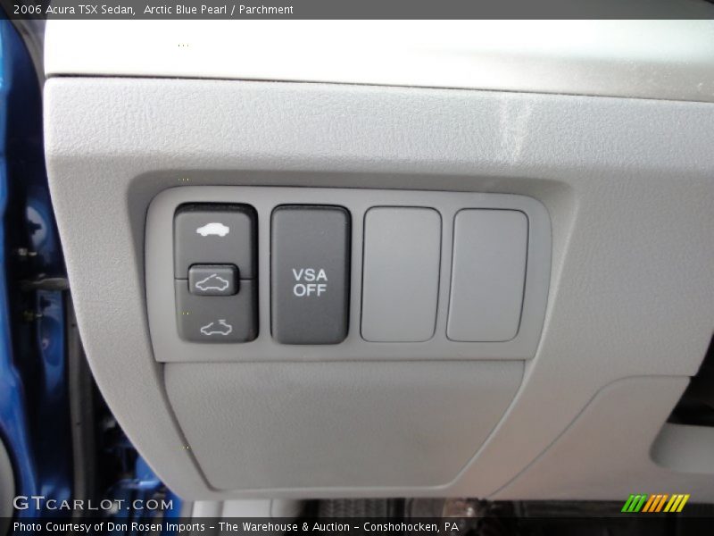 Arctic Blue Pearl / Parchment 2006 Acura TSX Sedan