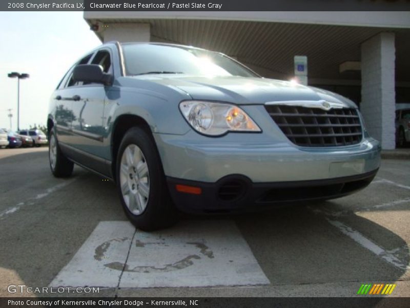 Clearwater Blue Pearlcoat / Pastel Slate Gray 2008 Chrysler Pacifica LX
