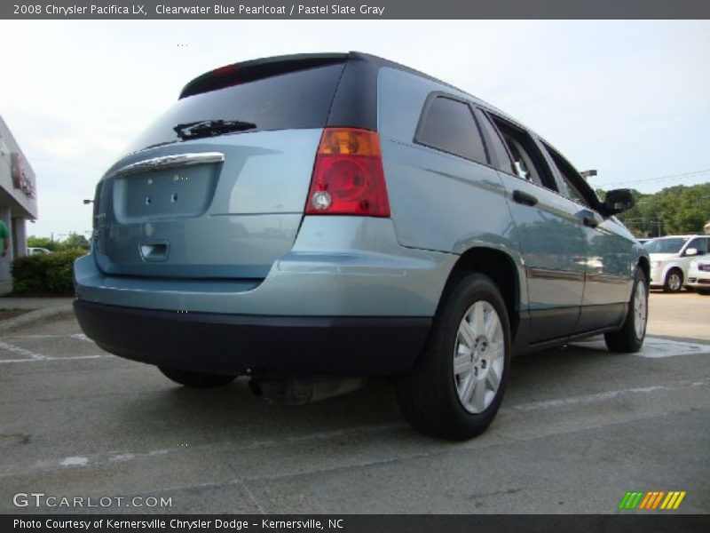 Clearwater Blue Pearlcoat / Pastel Slate Gray 2008 Chrysler Pacifica LX