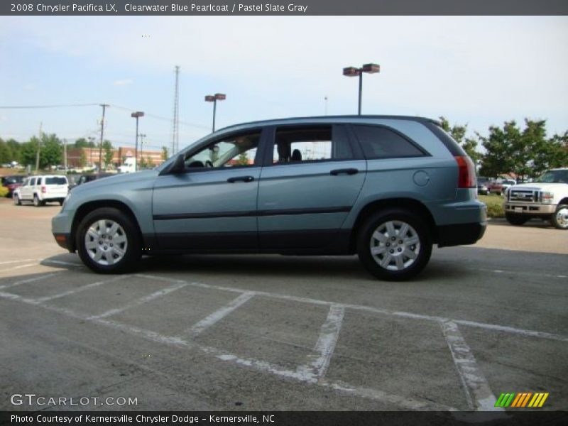 Clearwater Blue Pearlcoat / Pastel Slate Gray 2008 Chrysler Pacifica LX