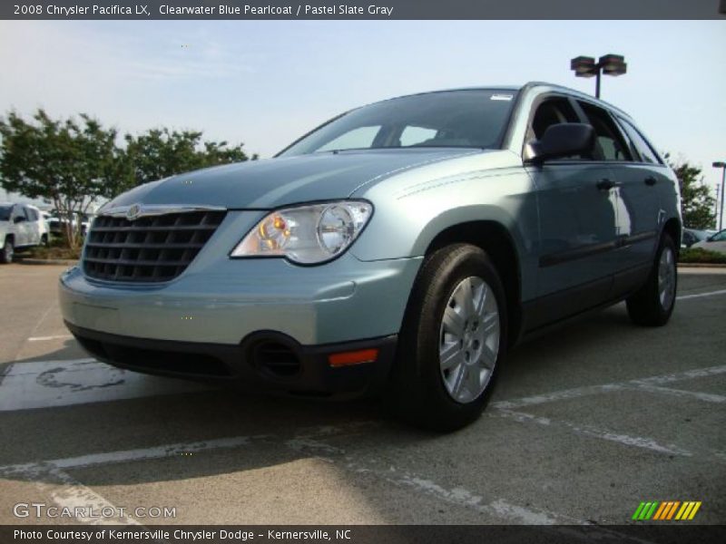 Clearwater Blue Pearlcoat / Pastel Slate Gray 2008 Chrysler Pacifica LX