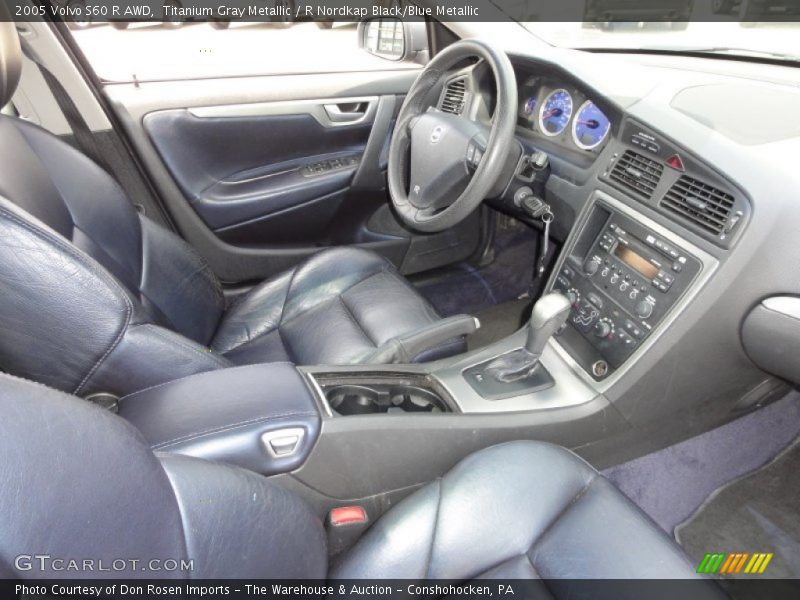  2005 S60 R AWD R Nordkap Black/Blue Metallic Interior
